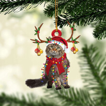 Kerstboom hangbordje van plastic voor wanddecoratie, 10x10 cm