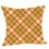 Capa de almofada decorativa com estampa de abóbora em algodão e linho, 45x45 cm (18x18 polegadas). 1