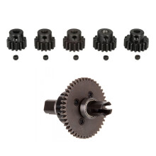 5Pcs 8195 5mm M1 13T 14T 15T 16T 17T Pinion Motor Gear with 60065 Differential Gear Set for 1/8 HSP