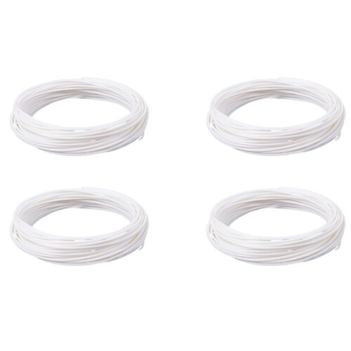4X 3D Printer Pen Filament 1.75mm PLA 10M(White PLA) 1
