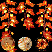 Soilse Sreangáin Pumpkin & Duilleog Maple40LED6m