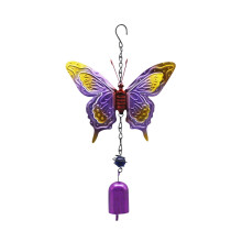 Carillon éolien colibri avec clochette, en métal, 75 cm
