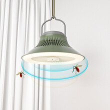 Tragbare Outdoor-Ventilatorleuchte mit USB-Ladefunktion und Aromatherapie