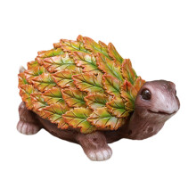 Tortue décorative en résine pour jardin, 17,5 x 11 x 9 cm