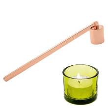Dochtschneider und Kerzenlöscher aus Edelstahl, Roségold