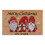 Tapete de Natal Retangular com Gnomo 40x60cm 1