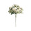 Rosa artificial de seda branca, 33 cm, 1 unidade. 1