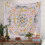 Tapisserie multicolore en polyester 100 x 150 cm 1
