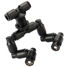 Twin Head Habitat Moistening Nozzle For Temperature Regulation