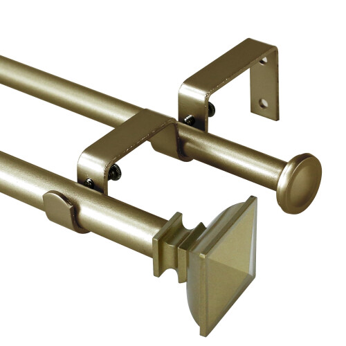 Σετ διπλών κουρτινόξυλων Urbanest 5/8" & 1/2" 48–84"