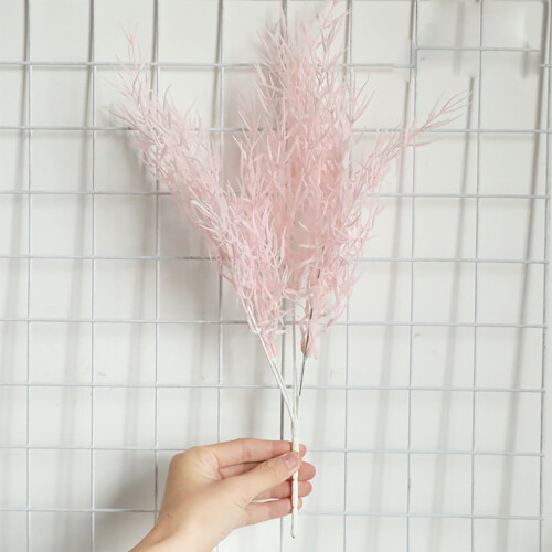 Flor artificial de grama neblina, 41 cm, decoração para casa e casamento.