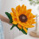 Girassol artificial de pelúcia para decoração (1 unidade) 1