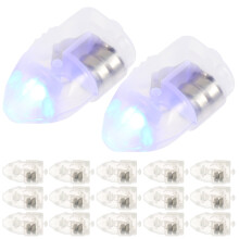 Luzes de LED em formato de balão, azuis, pacote com 20 unidades (mini).
