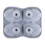 4 Cavities Owl Silicone Molds For Making Cake Chocolate-Black 1