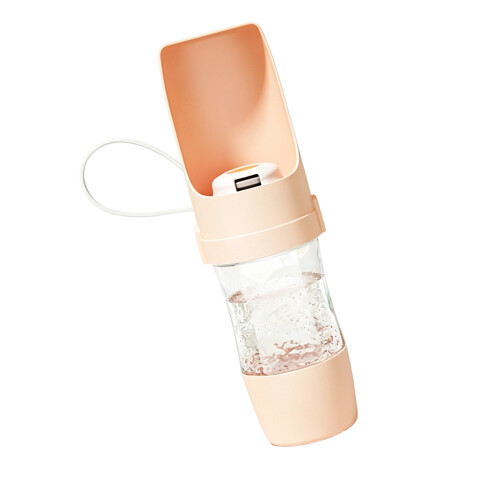 Convenient Dog Water And Food Dispenser Compacts Practical-Pink