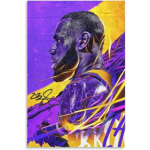 Affiche sur toile Kobe Bryant 40 x 60 cm