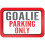 Torwartparkplatz-Schild, 23 x 15 cm, Aluminium 1