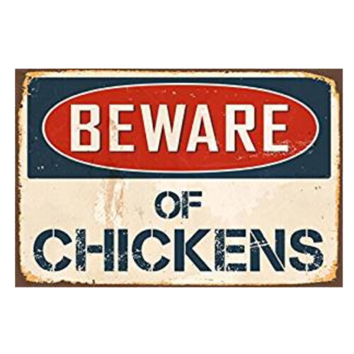 Μεταλλική πινακίδα τοίχου XIUH BEWARE of SHARK 30x20cm