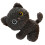 Supports de calendrier de bureau amusants pour-chat noir 1