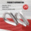 Stainless Steel 2mm Wire Rope Cable Thimbles Silver Tone 20 Pcs 7