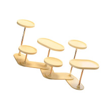360 Degree Adjustable Display Stand For Collectibles-Yellow