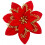 6 buc flori artificiale Poinsettia cu tulpini 1