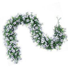 Künstliche Kunststoffblätter, Blumenpflanze, 1,8 m, für-Weiß