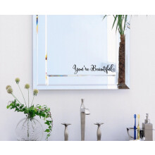 Sticker mural « Tu es magnifique », décoration amovible