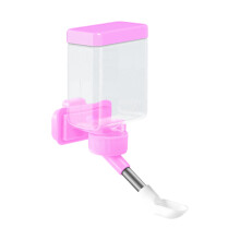 Top Fill No Drip Water Bottles Small Animals Water Feeder-Pink