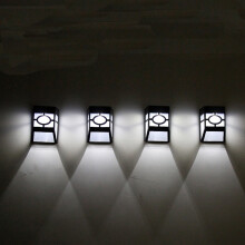 Applique murale solaire extérieure avec 2 LED, IP44