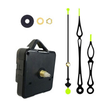 Kit de mouvement d'horloge Ă quartz silencieux Ă arbre long