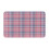Roze-violette geruite deurmat 20x31,5 inch antislip 1