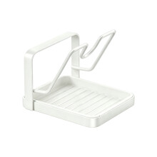 Modern Kitchen Lid And Board Stand With Water-White 1-tier