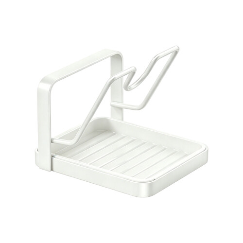 Modern Kitchen Lid And Board Stand With Water-White 1-tier