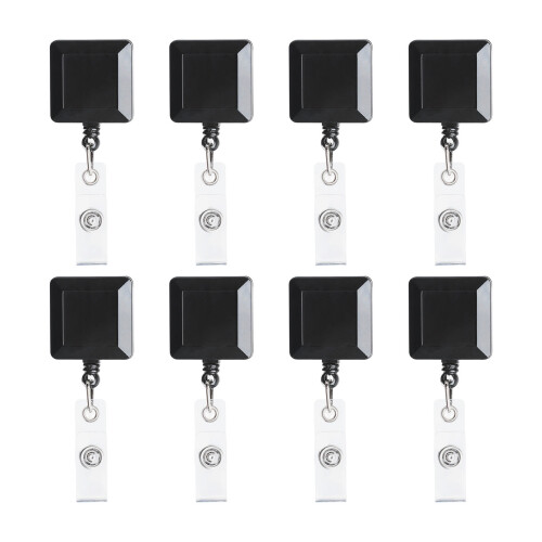 Sturdy Badges Holder With Auto Retractable Feature-8 pieces