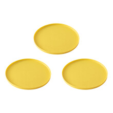 Flexible Feeding Pad For Pet Placemat Bowl Mat Dining-Yellow