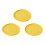 Flexible Feeding Pad For Pet Placemat Bowl Mat Dining-Yellow 1
