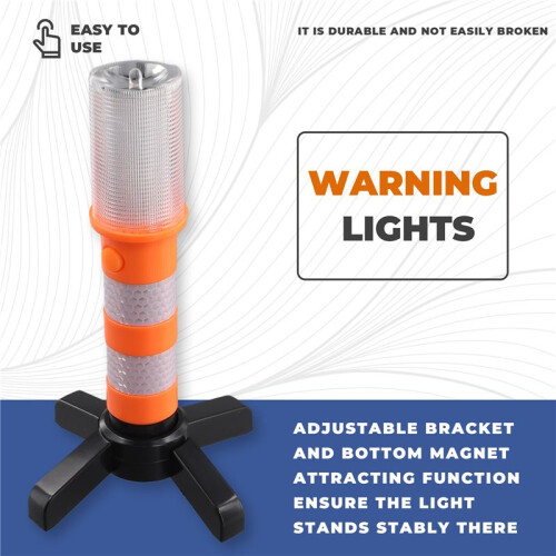 2Pcs LED Emergency Road Flash Flare Roadside Beacon Safety Strobe Warning 1