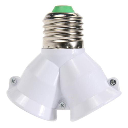 Adaptateur répartiteur de douille E27 1 vers 2