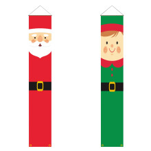 Kerst welkomstbord voor de voordeur of veranda.
