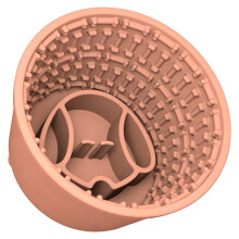 Pet Slow Feeder Dog Lick Bowl Encourage Breeds Chewing-khaki