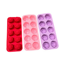 3Pcs Rose Shape Silicone Molds for Chocolate Easy Releases Ice