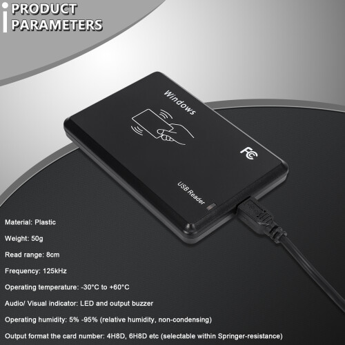 USB RFID DeskTop ID Card Reader Contactless Card Reader 2