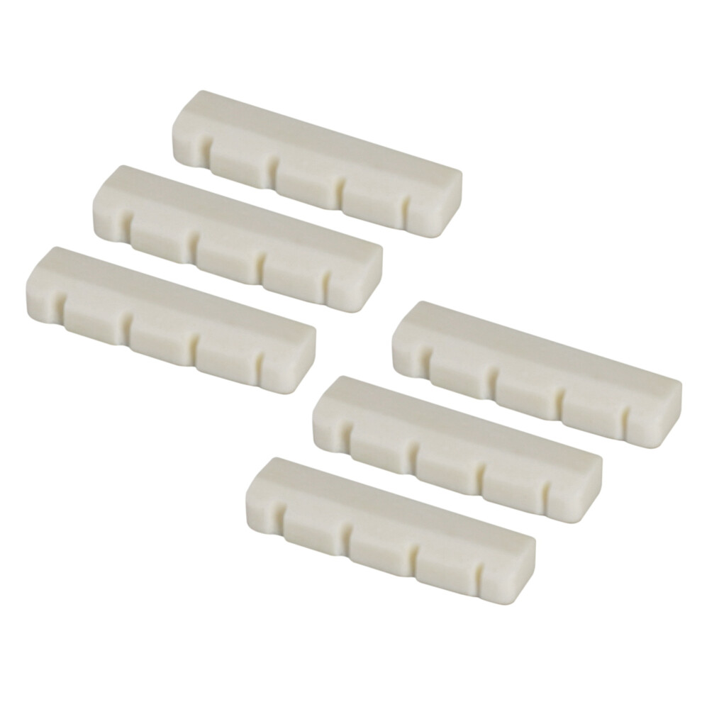 Bass Bone Bridge Saddle And Nut For 4 String Bass Guitar Pack Of 6 6031535515497