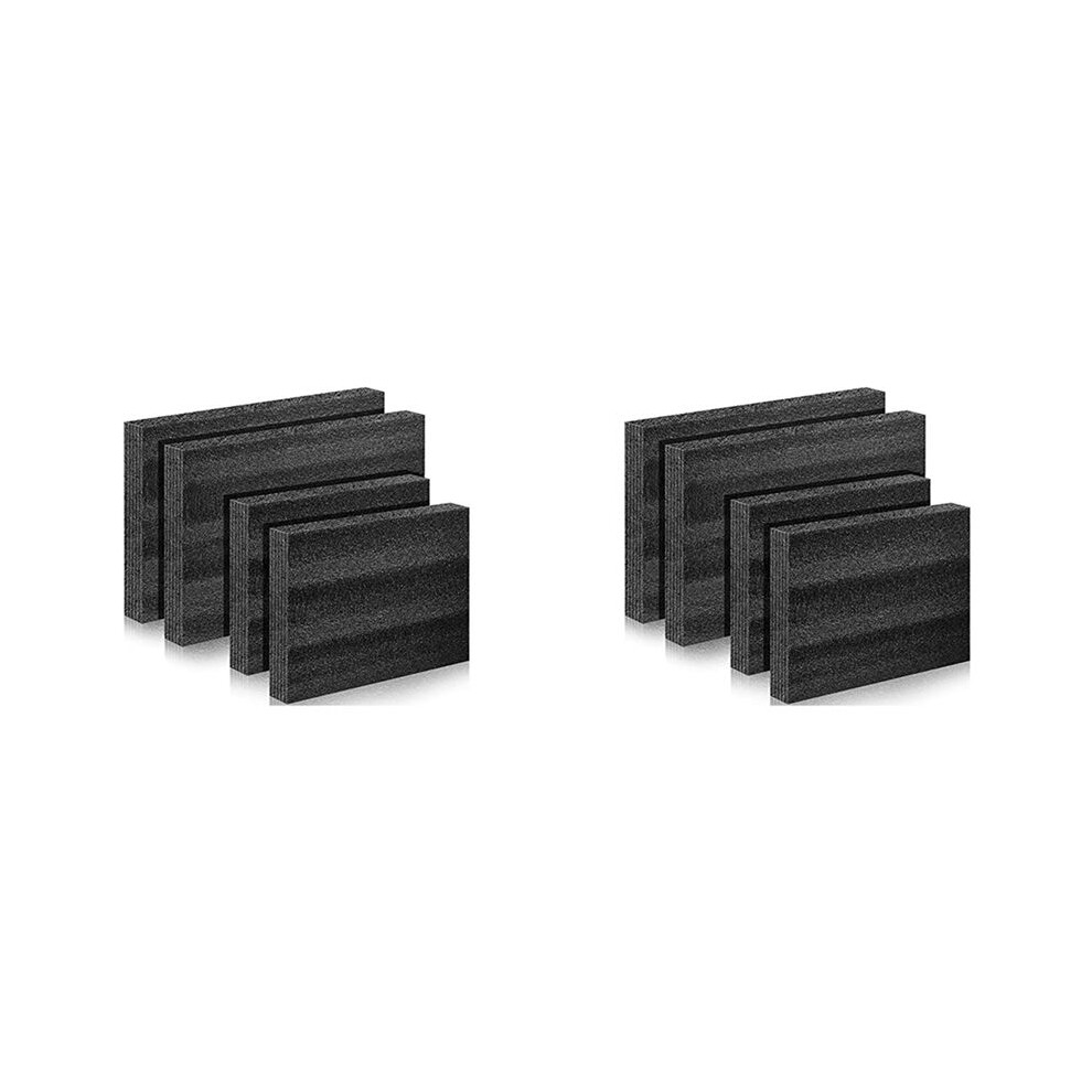 8 Pcs Customizable Polyethylene Foam Packing Foam Inserts For Cases Tool Foam Foam Sheet For Packaging And Crafts Black 6033077696405
