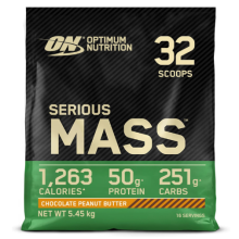 Chocolate Peanut Butter, 5.44kg Optimum Nutrition Serious Mass