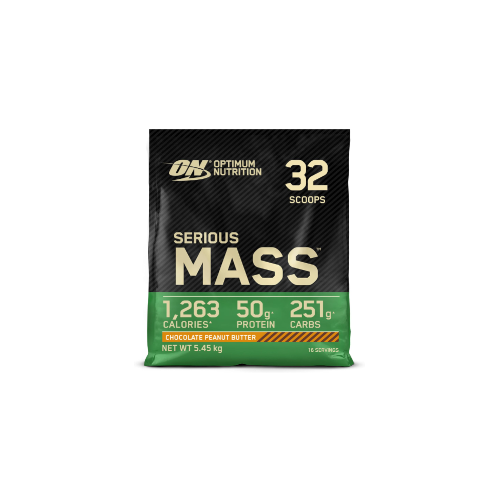 Optimum Nutrition Chocolate Peanut Butter, 5.44Kg Serious Mass