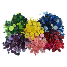 1200-1500Pcs Resin Buttons Sewing Button Assorted Sizes for Sewing DIY Manual Button Painting Handmade Ornament Buttons
