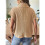 Damen-Pulloverweste mit Flügelärmeln, Rollkragen, Geripptes Strick-Tanktop, Basic-Slim-Fit-Oberteil Kamel Einheitsgröße 4