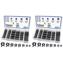 160Pcs Spring Band Hose Clamps Assortment Kits Silicone Vacuum Hose Pipe Clamp 7Mm 9Mm 10Mm 11Mm 14Mm 15Mm 16Mm 18Mm